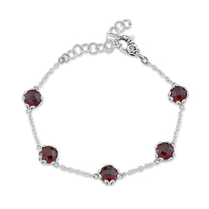 Radiance Bracelet- Garnet