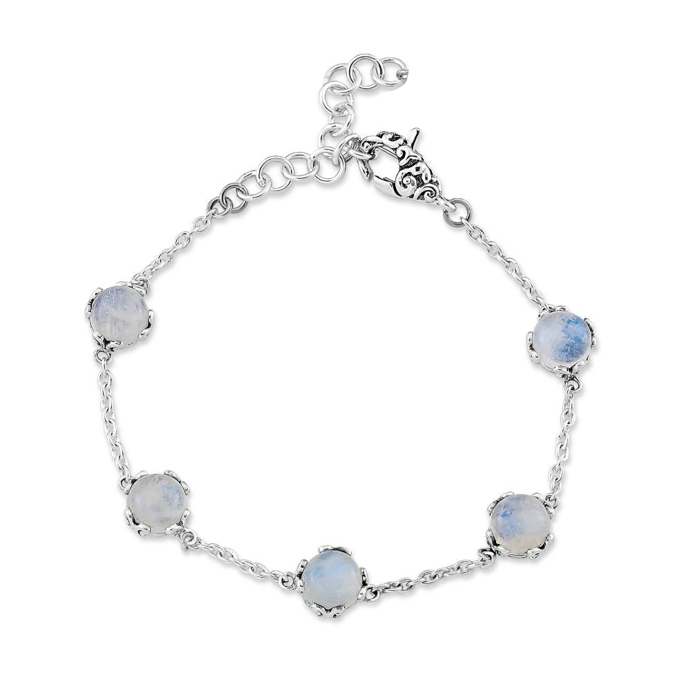 Radiance Bracelet- Rainbow Moonstone