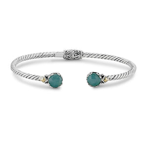 Radiance Bangle- Aquamarine