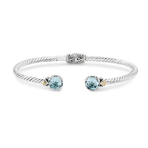 Radiance Bangle- Blue Topaz