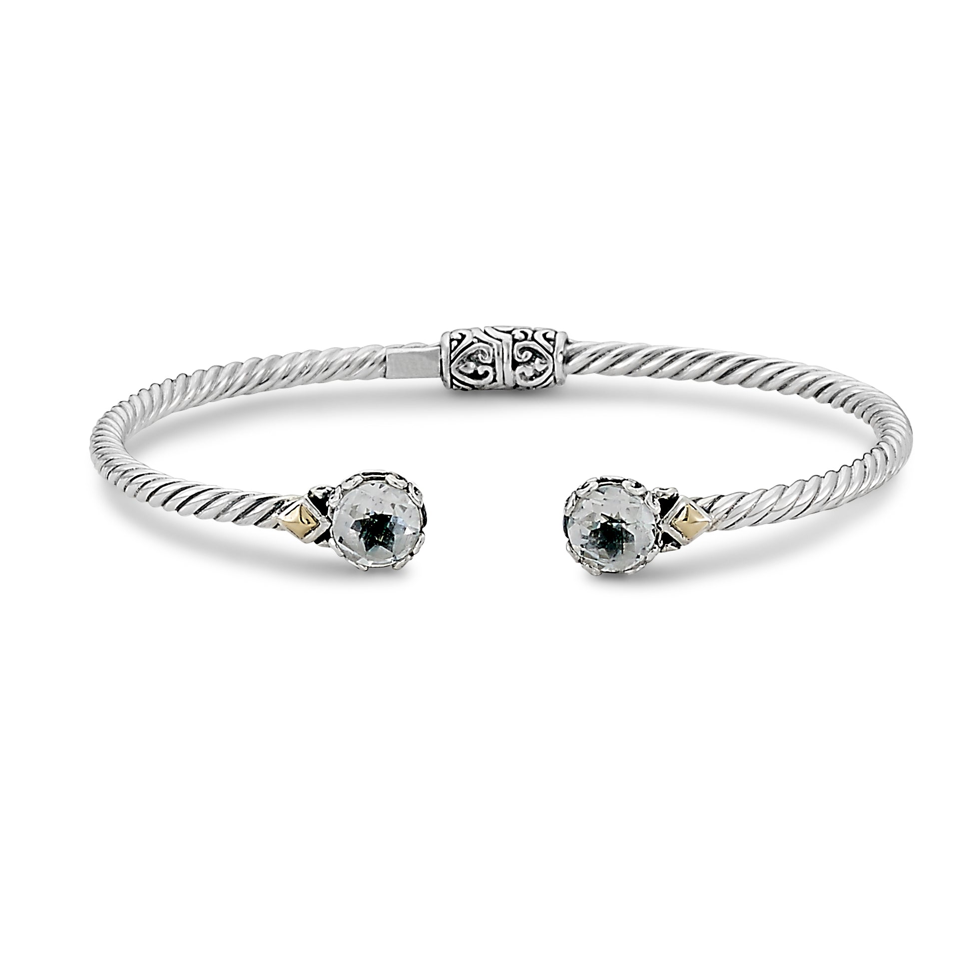 Radiance Bangle- White Topaz