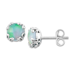 Radiance Stud Earrings- Opal