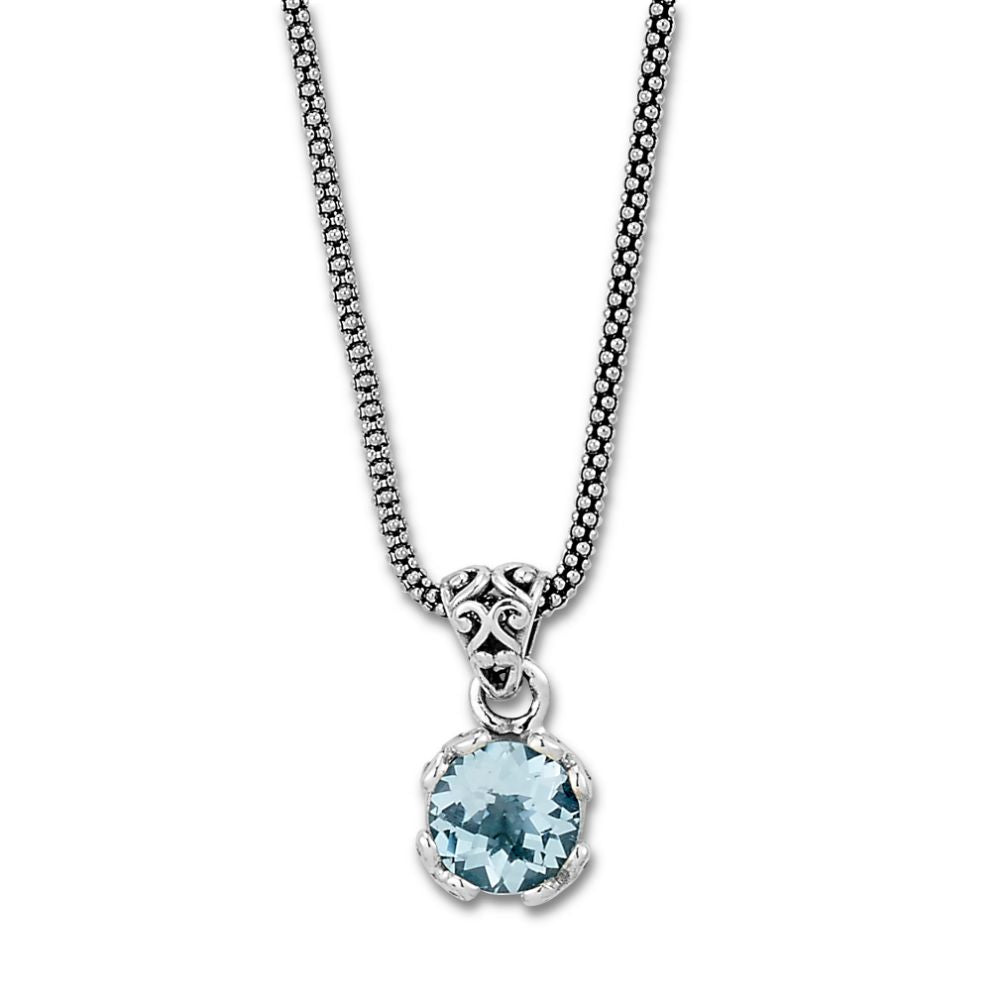 Radiance Necklace- Blue Topaz