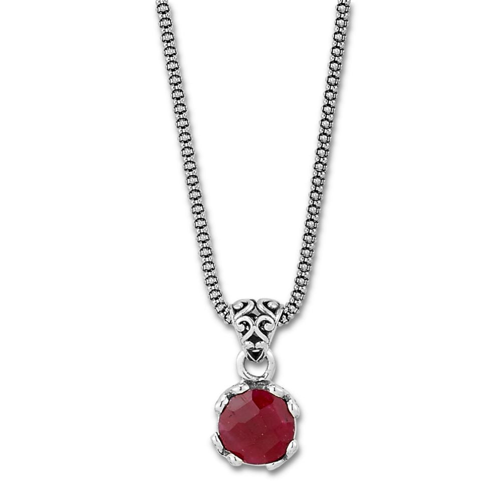 Radiance Necklace- Garnet